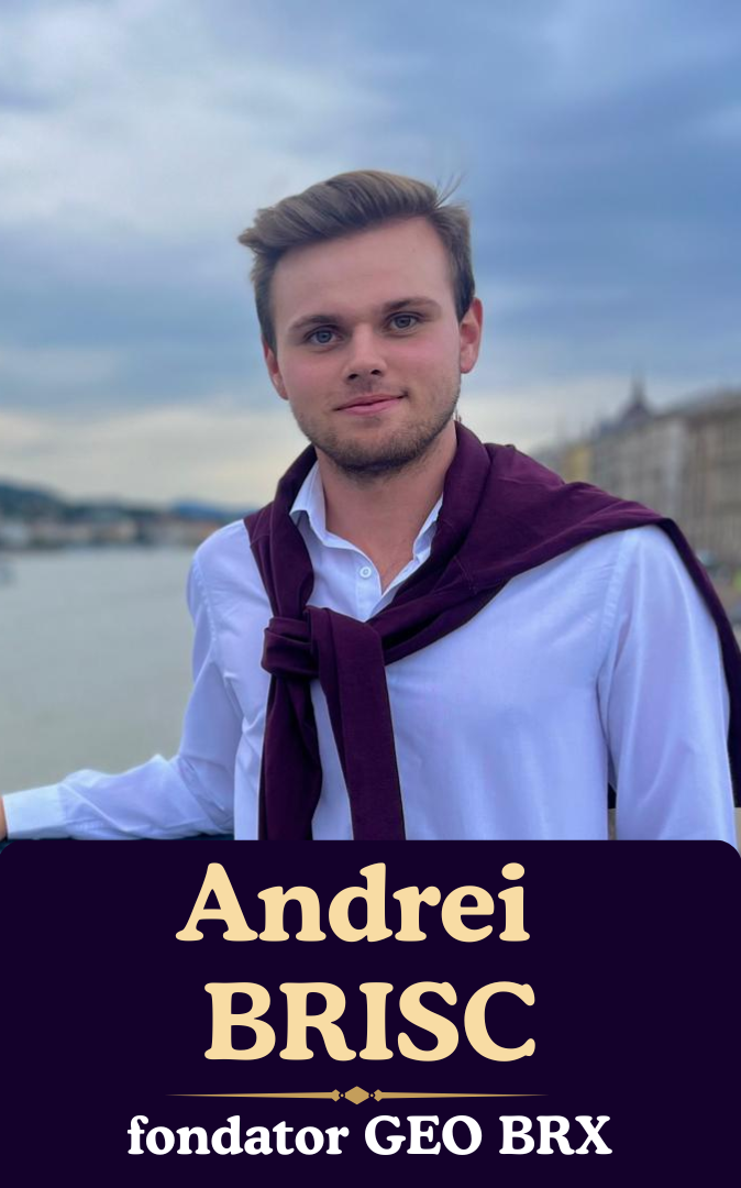 Andrei Brisc, fondatorul GEO BRX